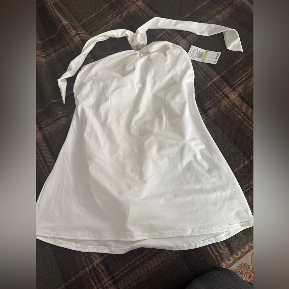 MICHAEL Michael Kors White One Piece Swimsuit